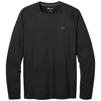 Outdoor Research Argon L/s Camiseta Negra Para Hombre