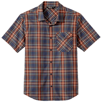 Camisa De Hombre Seapine S/s De Investigación Al Aire Libre Azul Marino