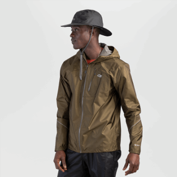 Sombrero De Ala Completa De Lluvia De Helio De Investigación Al Aire Libre Negro