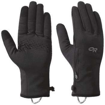 Outdoor Research - Guantes Con Sensor Versaliner Para Hombre, Color Negro