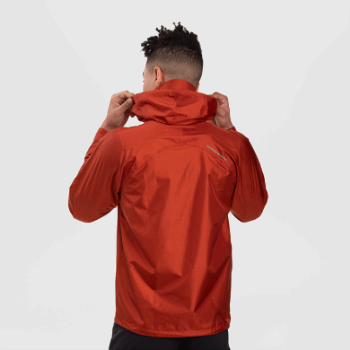 Chaqueta De Lluvia De Helio Para Hombres De Investigación Al Aire Libre Redrock