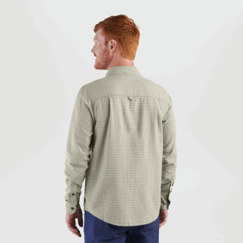 Camisa De Manga Larga De Ironhorse Para Hombre De Investigación Al Aire Libre A Cuadros De Pedernal