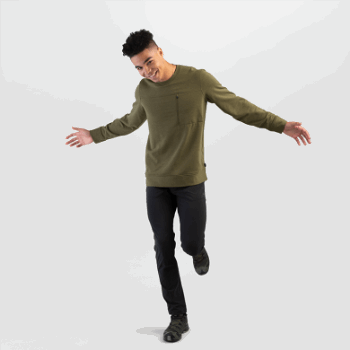 Equipo De Lana De Emersion Para Hombres De Investigación Al Aire Libre Loden Jaspeado