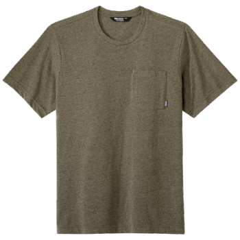 Camiseta De Manga Corta Para Hombre Outdoor Research Terra Flint Heather
