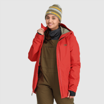 Chaqueta De Snowcrew Para Mujer De Investigación Al Aire Libre Arándano