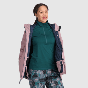 Chaqueta Snowcrew Mujer Outdoor Research Azul Marino/moth