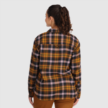 Camisa De Franela De Retroalimentación Para Mujeres De Investigación Al Aire Libre Tapenade Plaid