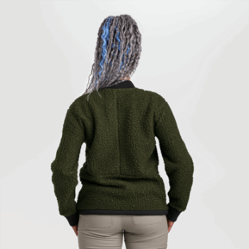 Chaqueta De Lana Sherpa Juneau Para Mujer De Investigación Al Aire Libre Loden