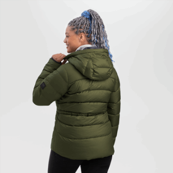 Outdoor Research Coldfront Down Sudadera Con Capucha Para Mujer Loden