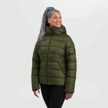 Outdoor Research Coldfront Down Sudadera Con Capucha Para Mujer Loden