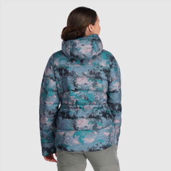 Outdoor Research Sudadera Con Capucha Para Mujer Con Frente Frío Nimbus Acuarela
