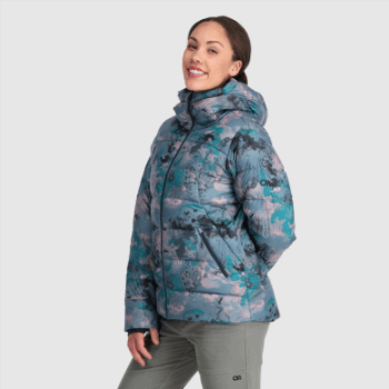 Outdoor Research Sudadera Con Capucha Para Mujer Con Frente Frío Nimbus Acuarela