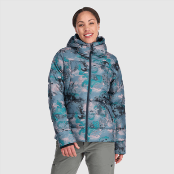 Outdoor Research Sudadera Con Capucha Para Mujer Con Frente Frío Nimbus Acuarela
