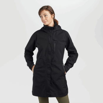 Outdoor Research Mujer Aspire Trinchera Negro