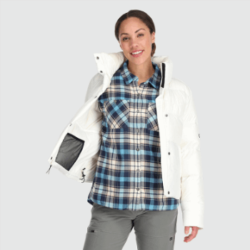 Chaqueta De Plumón Coldfront Para Mujer De Investigación Al Aire Libre Para La Nieve.