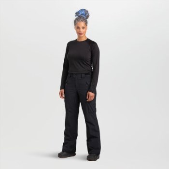 Pantalones De Snowcrew Para Mujer De Investigación Al Aire Libre Negro