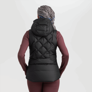 Chaqueta De Plumón Con Capucha Coldfront Para Mujer De Outdoor Research, Negra