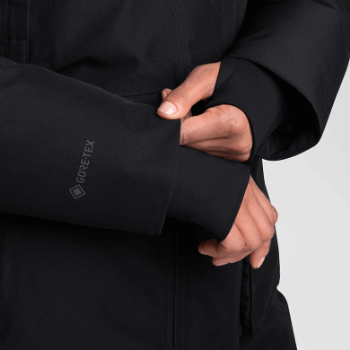 Outdoor Research Stormcraft Down Parka Para Mujer, Negro