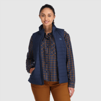 Chaleco Aislante Shadow Para Mujer Outdoor Research Azul Marino