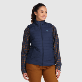 Chaleco Aislante Shadow Para Mujer Outdoor Research Azul Marino