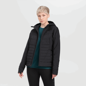 Outdoor Research Shadow Mujer Sudadera Con Capucha Negra