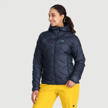 Outdoor Research Superstrand Lt Sudadera Con Capucha Para Mujer Azul Marino
