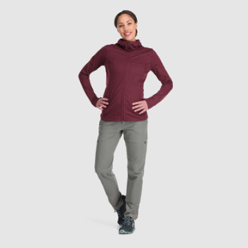 Outdoor Research Sudadera Con Capucha Y Cremallera Completa Melody Para Mujer Kalamata Heather