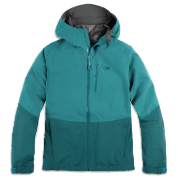 Chaqueta Impermeable De Talla Grande Aspire Ii Gore-tex® Para Mujer De Investigación Al Aire Libre Lago Profundo/línea De árboles