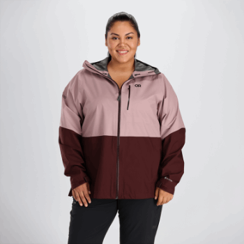 Chaqueta Impermeable De Talla Grande Aspire Ii Gore-tex® Para Mujer De Outdoor Research Polilla/alce