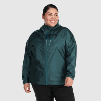 Chaqueta De Talla Grande Para Mujer Helium Rain De Outdoor Research Treeline