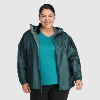 Chaqueta De Talla Grande Para Mujer Helium Rain De Outdoor Research Treeline