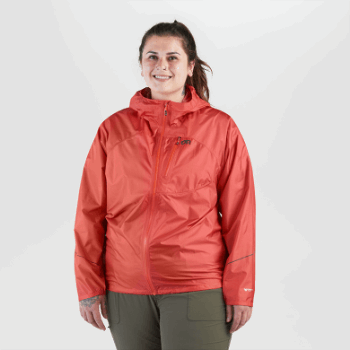 Chaqueta De Talla Grande Para Lluvia De Helio Para Mujer De Investigación Al Aire Libre Puesta De Sol