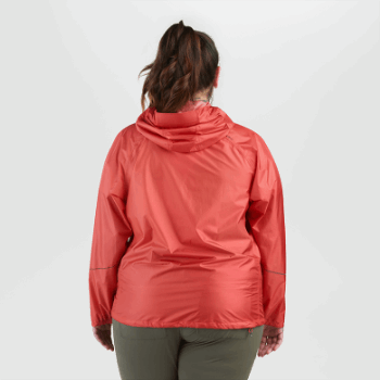 Chaqueta De Talla Grande Para Lluvia De Helio Para Mujer De Investigación Al Aire Libre Puesta De Sol