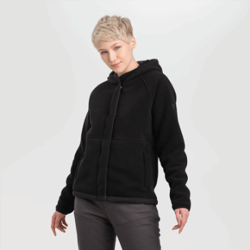 Outdoor Research Sudadera Con Capucha De Lana Juneau Para Mujer Negra