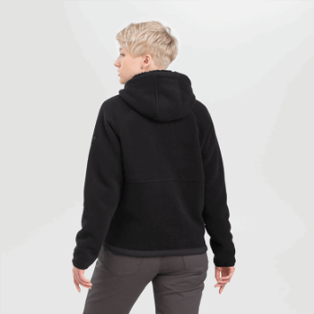 Outdoor Research Sudadera Con Capucha De Lana Juneau Para Mujer Negra