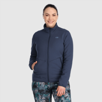 Outdoor Research Mujer Vigor Plus Chaqueta Polar Azul Marino