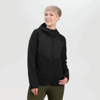 Outdoor Research Vigor Plus Sudadera Con Capucha Negra Para Mujer