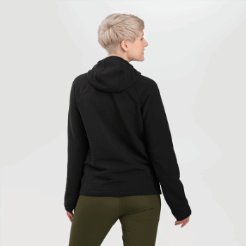 Outdoor Research Vigor Plus Sudadera Con Capucha Negra Para Mujer