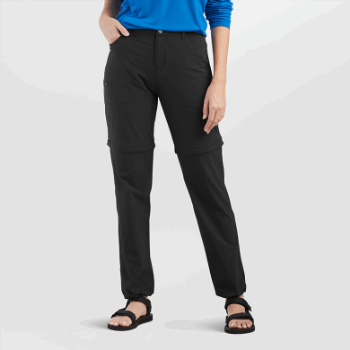 Outdoor Research Pantalones Convertibles Ferrosi Para Mujer Negro