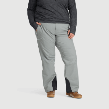 Outdoor Research Cirque Ii Pantalones De Talla Grande Para Mujer Peltre Claro