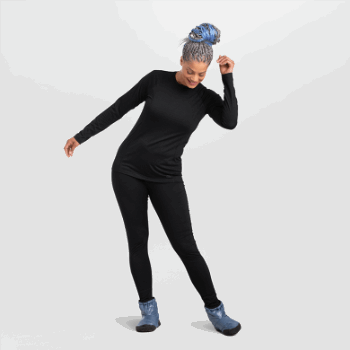 Outdoor Research Alpine Onset Mujer Merino Bottoms Negro