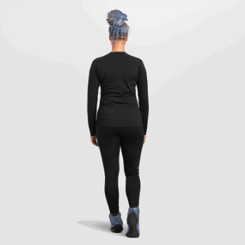 Outdoor Research Alpine Onset Mujer Merino Bottoms Negro