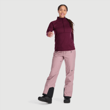 Outdoor Research Alpine Onset Mujer Merino Media Cremallera Kalamata