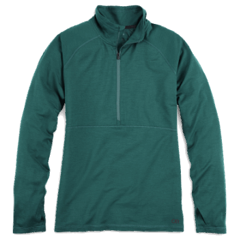 Outdoor Research Alpine Onset Mujer Merino Media Cremallera Treeline