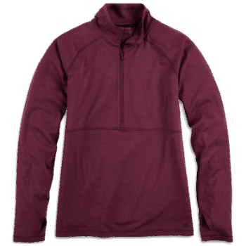 Outdoor Research Alpine Onset Mujer Merino 150 Half Zip-plus Kalamata