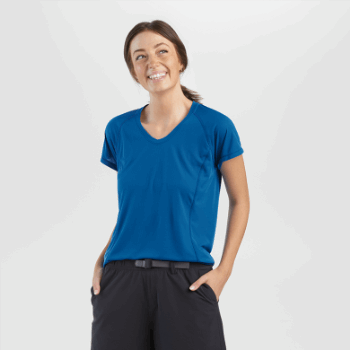 Camiseta Eco Mujer Outdoor Research Azul Clásico