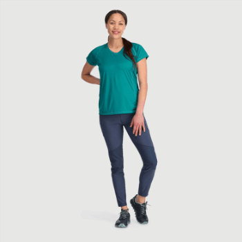 Camiseta De Eco Para Mujer De Investigación Al Aire Libre Lago Profundo