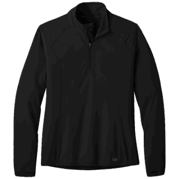 Outdoor Research Mujer Echo Quarter Zip Negro