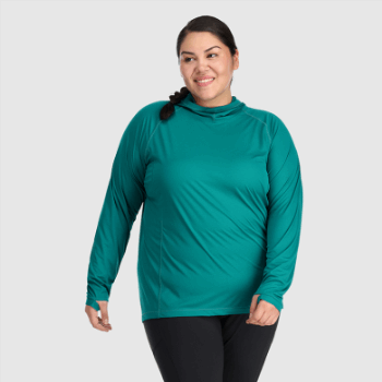 Sudadera Con Capucha De Talla Grande Echo Para Mujer De Investigación Al Aire Libre Lago Profundo