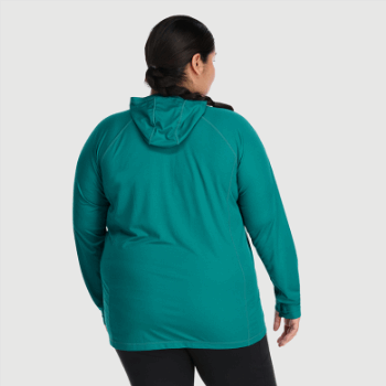 Sudadera Con Capucha De Talla Grande Echo Para Mujer De Investigación Al Aire Libre Lago Profundo